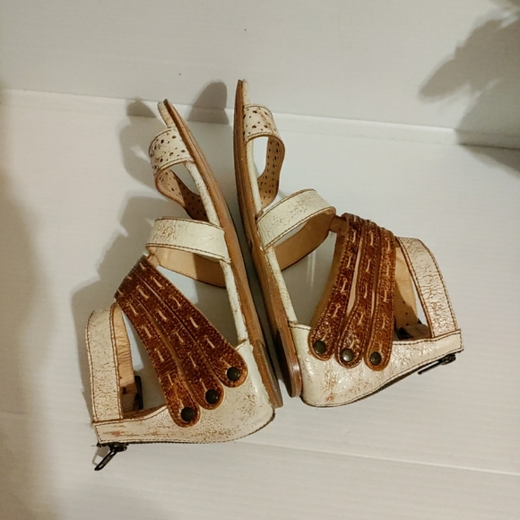 New BedStu ARTEMIS Sandal Leather Handmade Womens Nectar Tan Lux Sz 10 - Picture 7 of 11